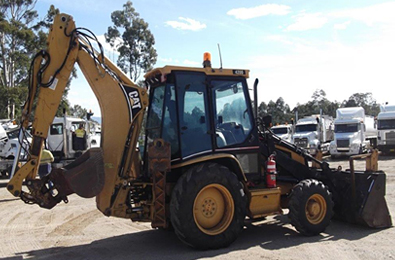Backhoe dry hire or with operator